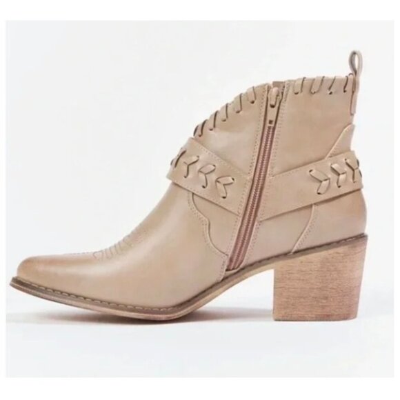 Altar'd State Rynn Women's Ankle Zippered Boots Size 8.5 - Picture 3 of 9